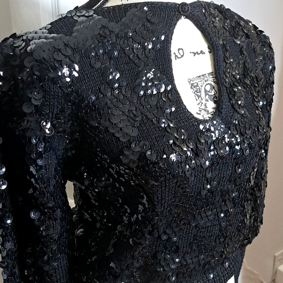 Vintage Nannell Sequinn Sweater - Picture 2 of 7